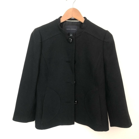 Banana Republic Boxy Wool Jacket - Picture 5 of 16